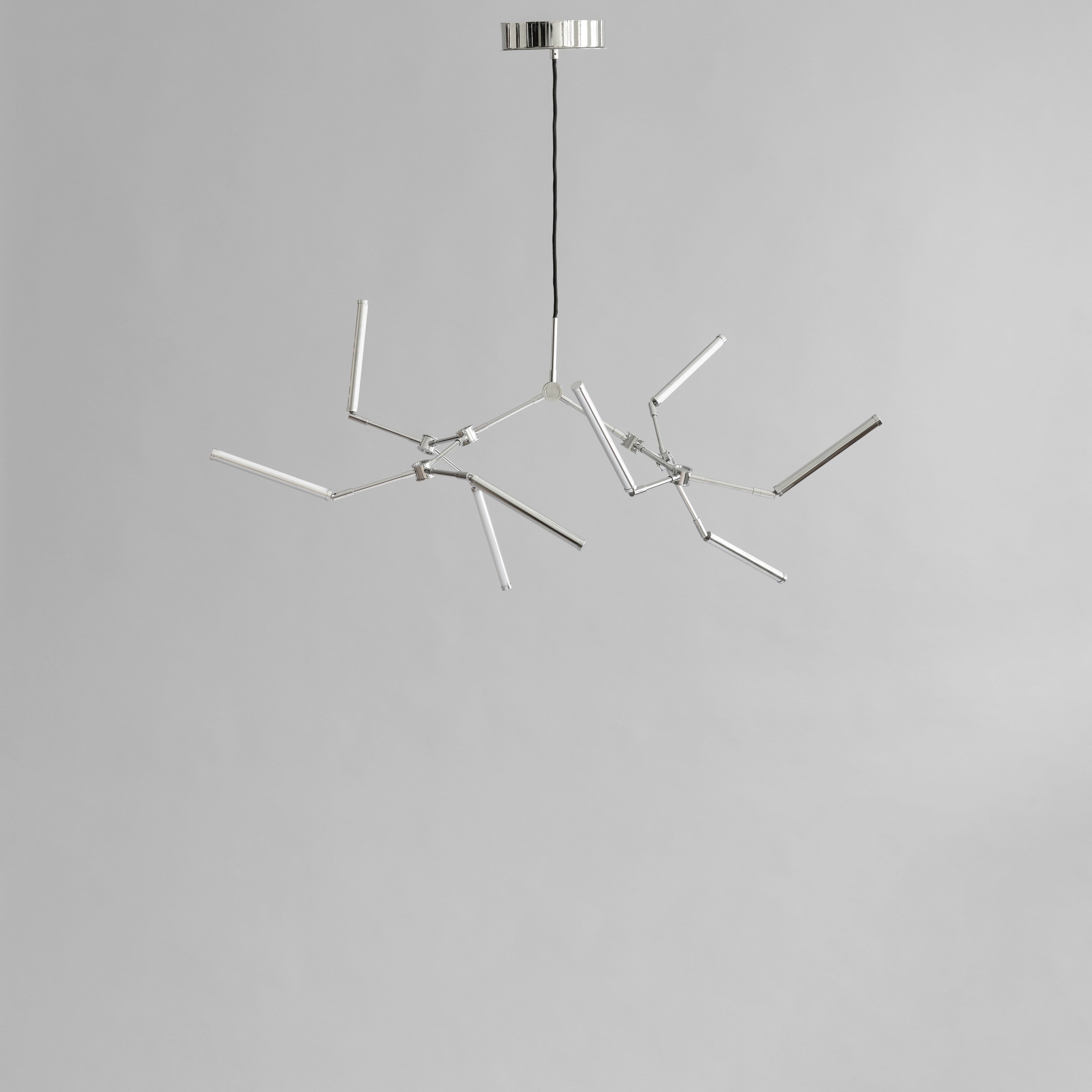 101-copenhagen-stick-chandelier-mini-kronleuchter-chrom image 1