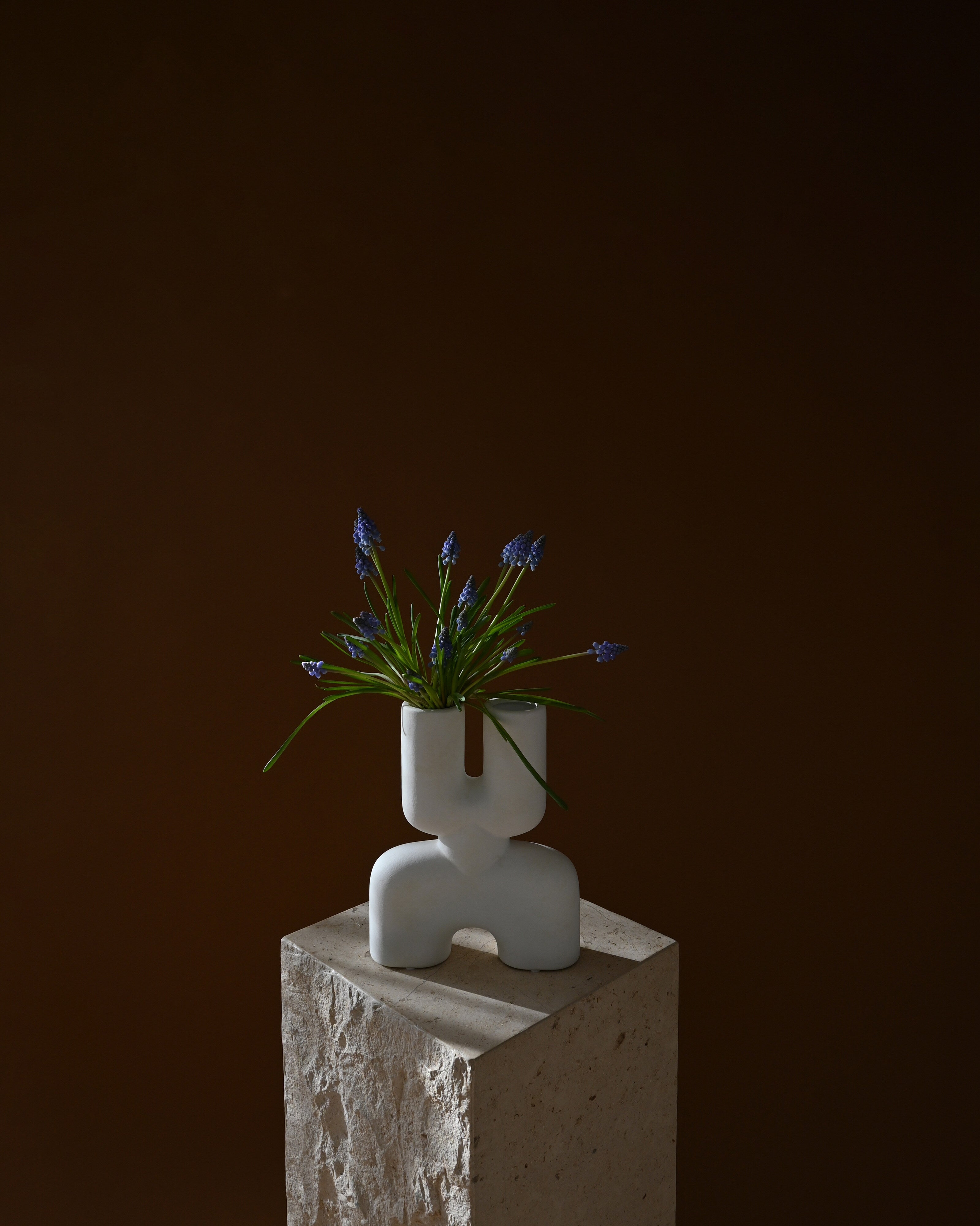 101-copenhagen-cobra-vase-double-mini-bone-white-keramik image 2