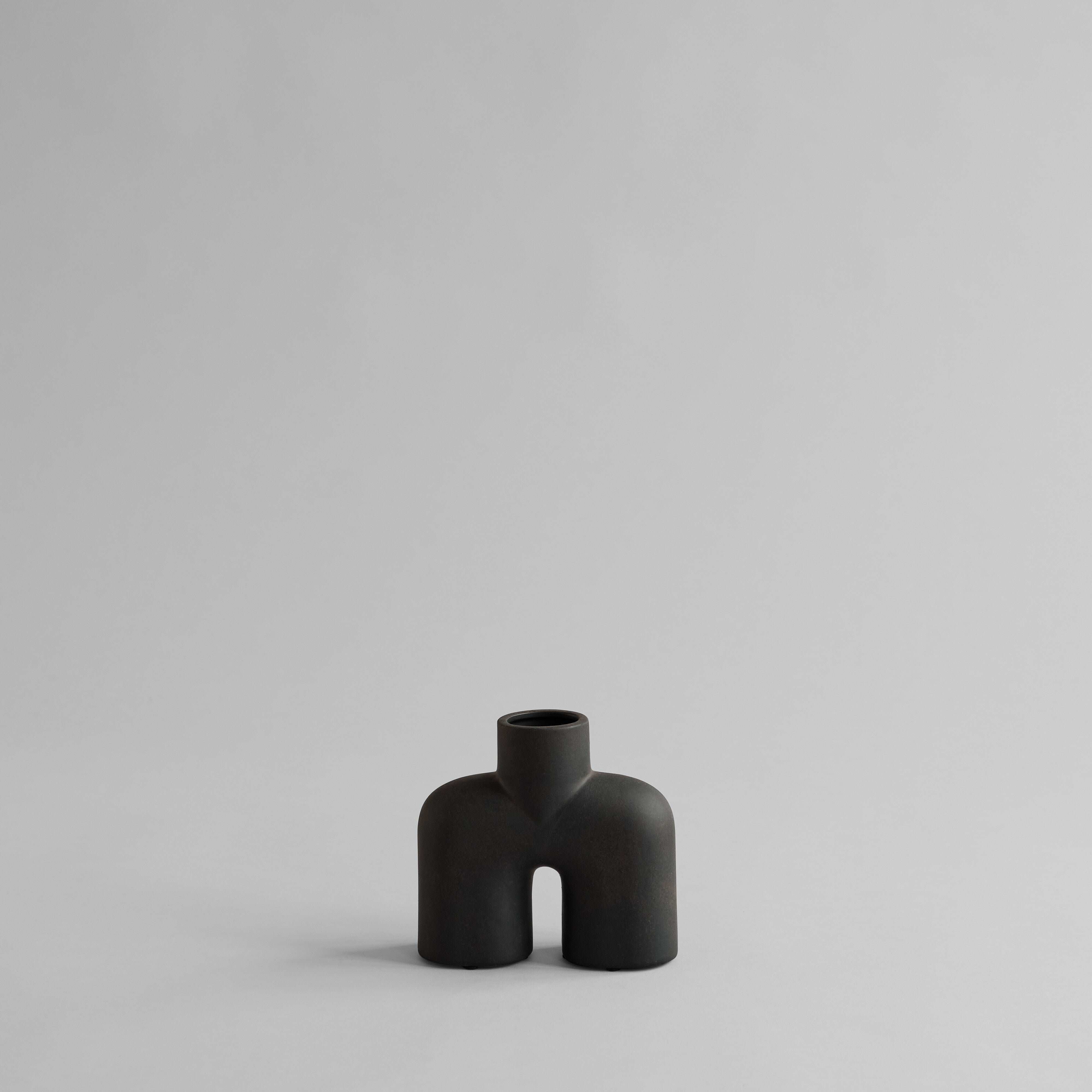101-copenhagen-cobra-uno-mini-vase-coffee-17-cm-keramik image 1