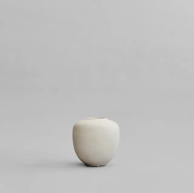 101-copenhagen-sunao-vase-mini-birch-beige-keramik image 1