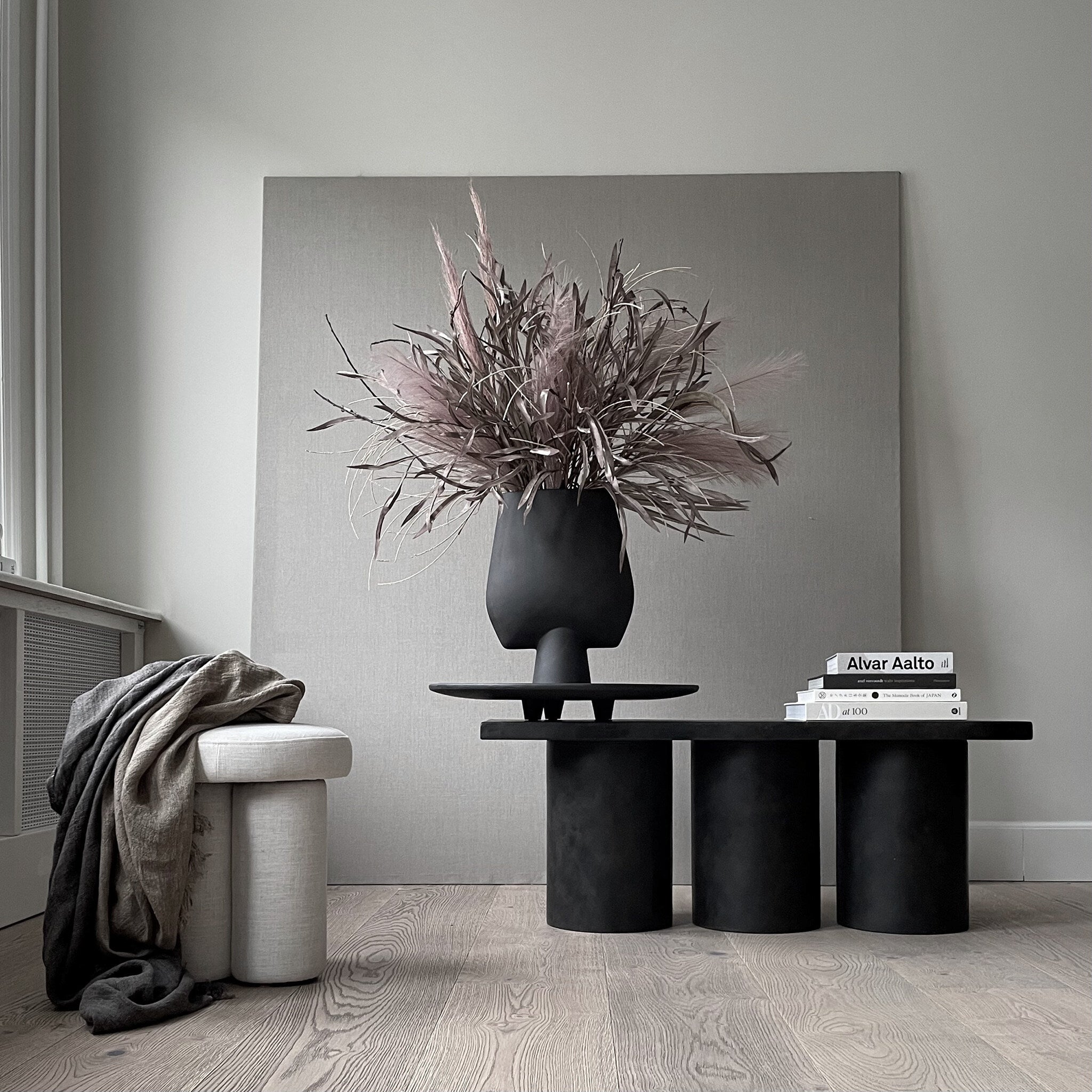 101-copenhagen-sphere-square-big-vase-coffee-keramik-43cm image 4