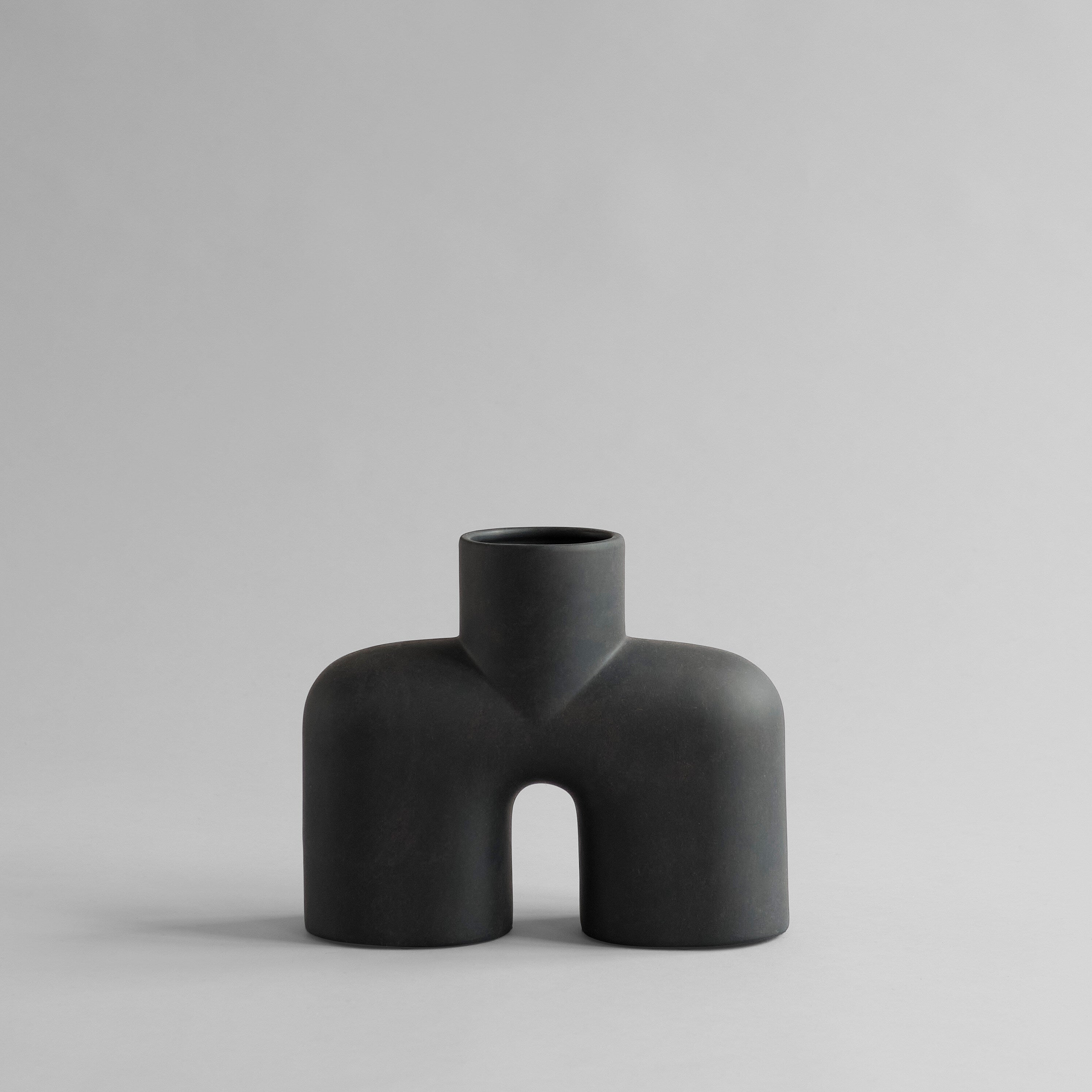 101-copenhagen-cobra-vase-uno-medio-deko-vase-coffee-25-cm image 1